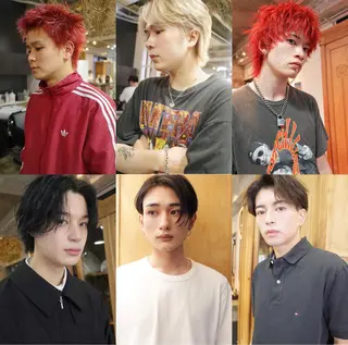 ショート カラー パーマ メンズ キタダ ヒロキのヘアスタイル