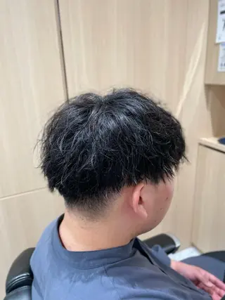 ショート パーマ メンズ 銀座メンズカット/ 銀座メンズパーマ/のヘアスタイル