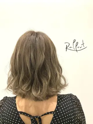 ミディアム カラー Rapport ラポールのヘアスタイル