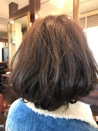 ミディアム カラー 永作 真司のヘアスタイル