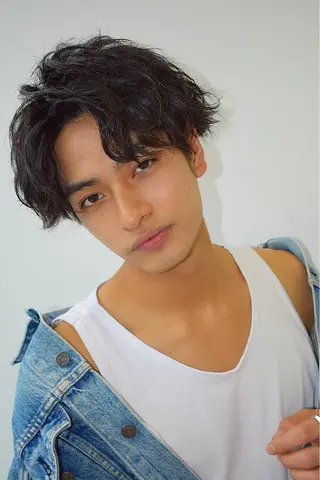 ミディアム パーマ メンズ モテ髪をつくる✂️ 佐藤ヒロのヘアスタイル