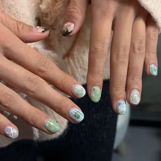 ネイル mori yuina ┆͓̽ NUDGEのネイルデザイン