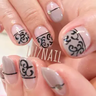 ネイル パラジェル lira nailのネイルデザイン