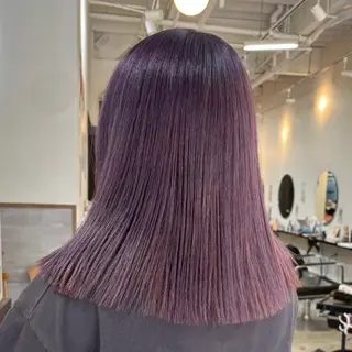 カラー ★艶ハイトーン★ LUCKモミジのヘアスタイル