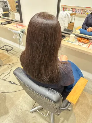 ミディアム パーマ 小野 永貴のヘアスタイル