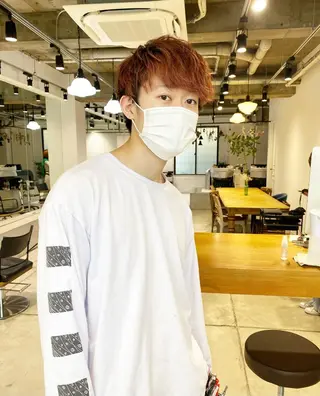 ショート カラー メンズ メンズパーマの達人 🌟川内絵人のヘアスタイル