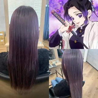 ロング SALOWIN心斎橋Suite店所属・ブリーチ毛にもできる 縮毛矯正|鷹司郎のヘアスタイル