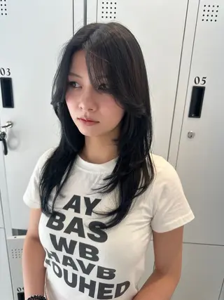 セミロング 🎀韓国/髪質改善 長野美和🎀のヘアスタイル