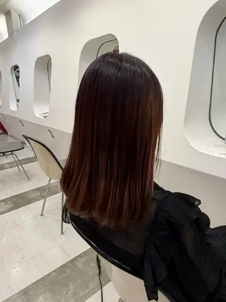 ミディアム カラー 田中 勇也のヘアスタイル