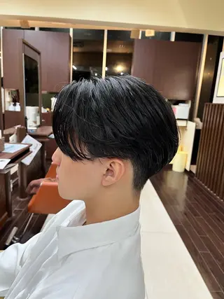 ショート パーマ メンズ AROH men's cut&men's perm 船橋店所属・🧊メンズ特化🧊 高木航希のヘアスタイル