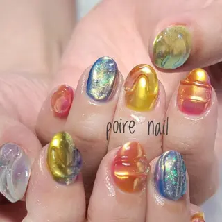ネイル ポワールネイル ともみのネイルデザイン