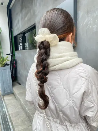 ロング clomus所属・YUKA 🍒ツヤ髪改善のヘアスタイル