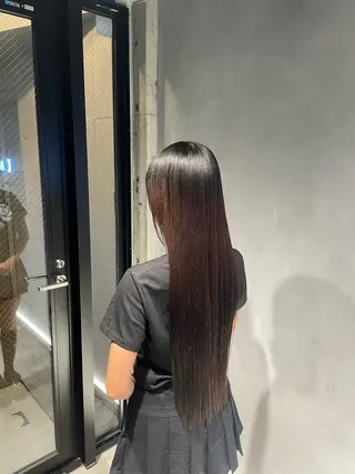 ロング 暖色/ハイトーン/ カラー/HBLのヘアスタイル