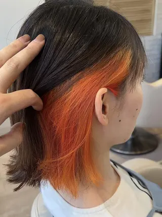 ミディアム カラー メンズパーマ/ メンズカット/タクヤのヘアスタイル