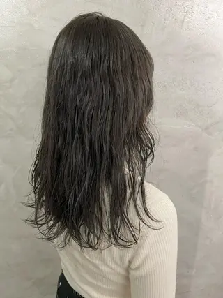 セミロング カラー 透明感カラー/ ブリーチ無し/RYOのヘアスタイル