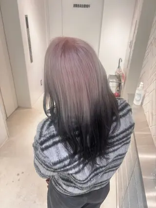 ロング カラー EIGHT ／SHU🩶のヘアスタイル