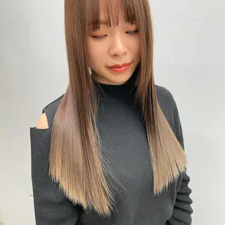 ロング カラー mihoko/ ニュアンスパーマのヘアスタイル