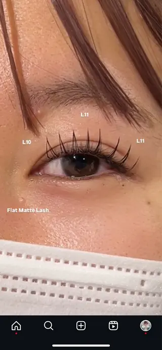 マツエク・マツパ 冬っぽカラー/ マツエク/ゆきなのマツエク・マツパデザイン