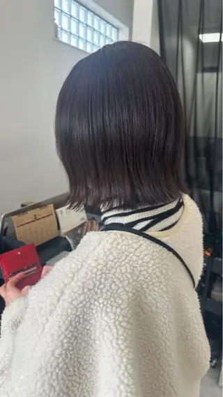 ショート カラー ヘアアレンジ 黒阪 なみのヘアスタイル