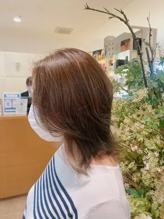 ミディアム 金沢美容室 KUSHUKAのヘアスタイル