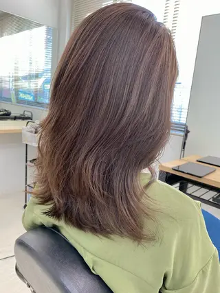 セミロング カラー lar 立川南口所属・レイヤーボブ/ボブ 仲川和人のヘアスタイル