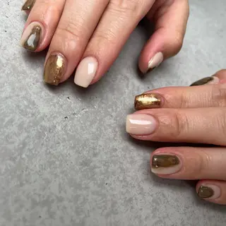 ネイル 🤎Two ERI🤎のネイルデザイン