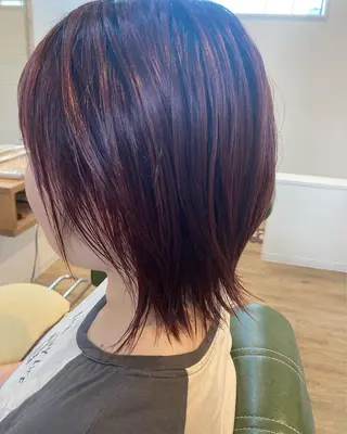 ミディアム 西村 雄介のヘアスタイル