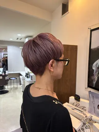 ショート 天野 妃菜のヘアスタイル