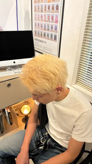 ショート カラー nanami🏷🤎 ふんわりカラーのヘアスタイル