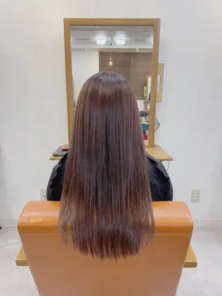 ロング モデル募集中lore 中村かれんのヘアスタイル