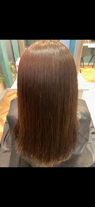 ロング ケアカラー/縮毛矯正 /レイヤー/板垣光采のヘアスタイル