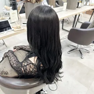 ロング ピンク・ラベンダー 艶カラー🍁かえでのヘアスタイル