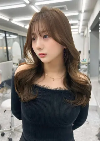 ロング Lond mare レイヤーカット/韓国のヘアスタイル