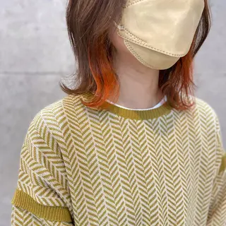 ミディアム カラー hachinana所属・似合わせhair🌼 misakiのヘアスタイル