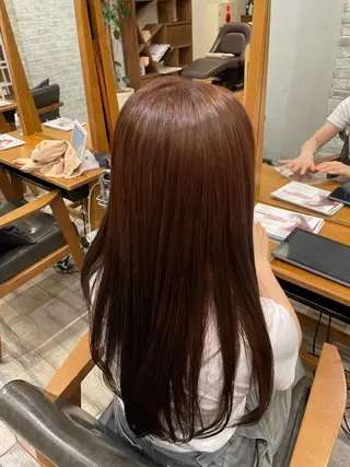 ロング カラー 脇野 茉優のヘアスタイル