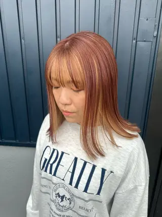 ミディアム カラー Lantana所属・Lantana 前野心結のヘアスタイル