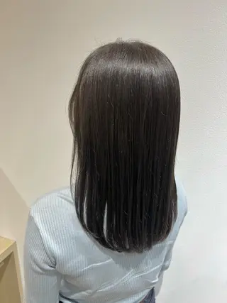 ミディアム 加納千華 /ボブ/ぱつっとボブのヘアスタイル