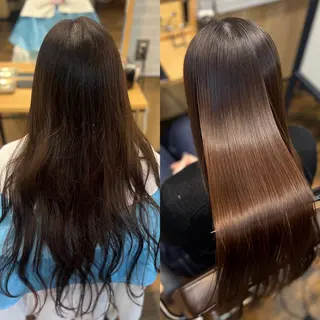 ロング Salowin銀座suite店所属・美髪縮毛矯正/髪質 改善カラー/寺倉海人のヘアスタイル