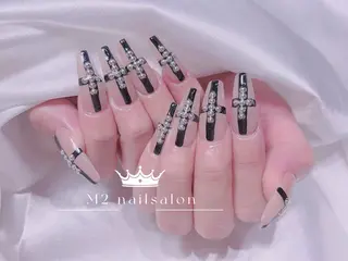ネイル 長さだし専門店 M2 rikaのネイルデザイン