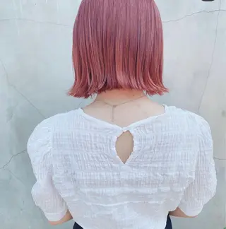 ミディアム カラー ハイトーン/ MANA♡のヘアスタイル