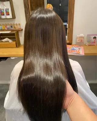 ロング カラー 髪質改善 大内翔太のヘアスタイル