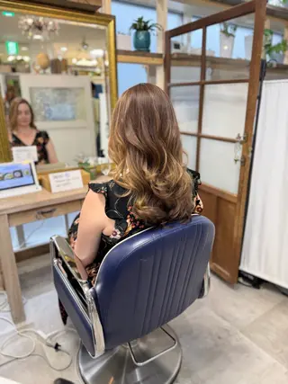 ロング 仲田 大記のヘアスタイル