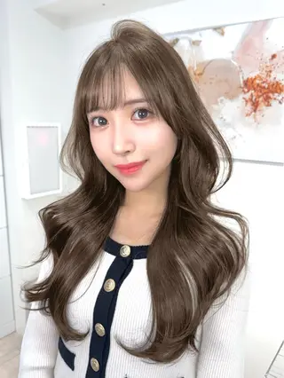 ロング カラー ヘアアレンジ ONYX【オニキス】所属・韓国レイヤーカット/ 髪質改善/郷家拓斗のヘアスタイル