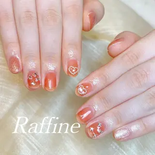 ネイル RAFFINE 月🦋🩵のネイルデザイン