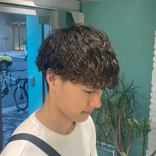 ショート パーマ メンズ メンズ特化型美容師 sakuraのヘアスタイル
