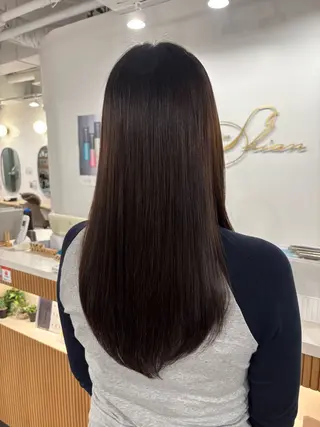 ロング 細野 菜月のヘアスタイル