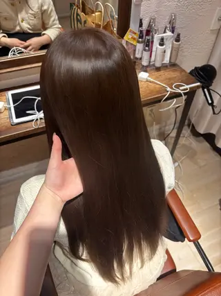 ロング 🎀韓国ヘア🎀 𝓡𝓲𝓷𝓱𝓪のヘアスタイル