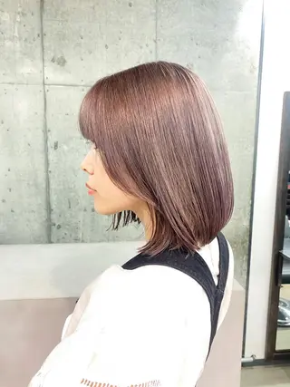 ミディアム カラー 大宮 / ボブ特化 永井竜也のヘアスタイル