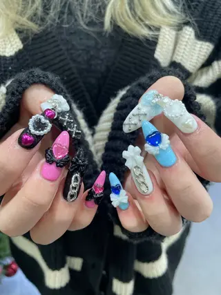 ネイル 【 ﾈｲﾘｽﾄ&ｱｲ ﾘｽﾄ】キヨカのネイルデザイン