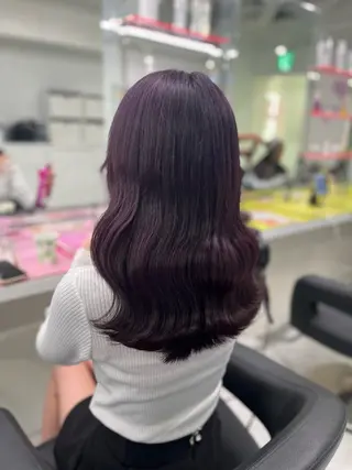ロング カラー ガーリー♡女の子っぽ ヘア♡ピンクカラー♡のヘアスタイル